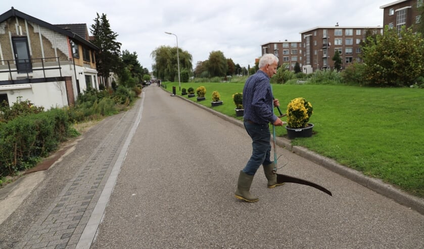 De actiebereidheid bij de tegenstanders van de snelfietsroute is groot, bleek zaterdag. (foto en tekst: Erik van Leeuwen)