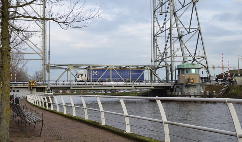 Het huisje bij de hefbrug in Waddinxveen.
