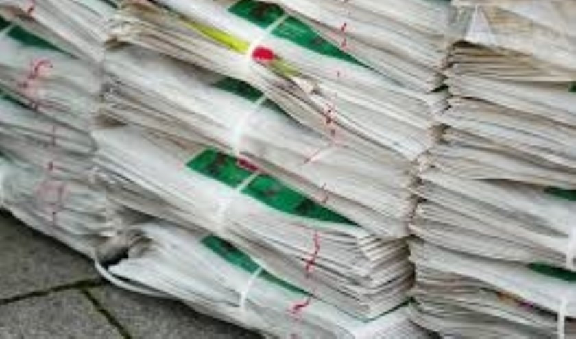 Oud papier inzamelen levert steeds minder op. (foto:pr)