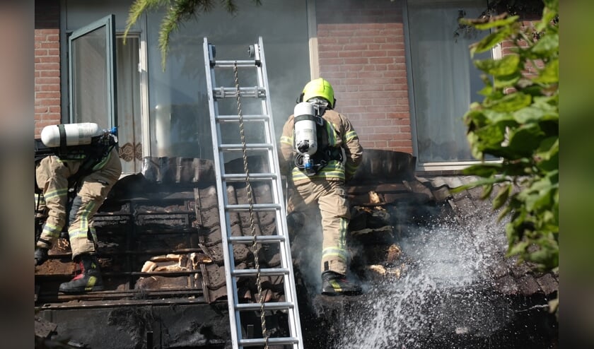 In de hoekwoning aan de Schijfmos heeft brand gewoed.