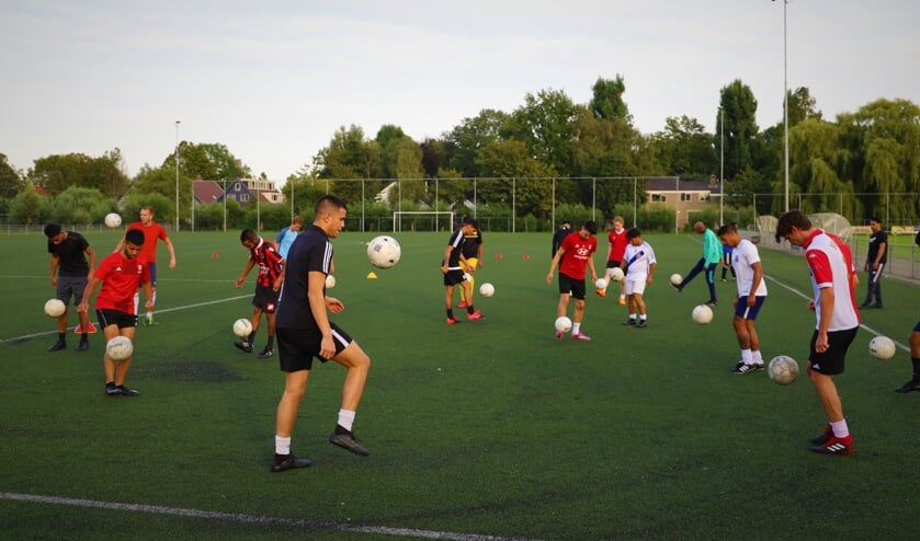 Ondanks de warmte trainde Moordrecht drie keer in de eerste week van augustus.