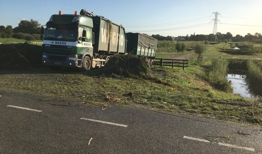 Wagro hier aan het werk aan de Slingerkade in Zevenhuizen.