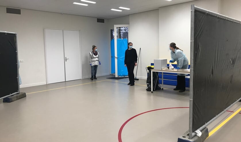 <p>Dagelijks maken maar een paar mensen gebruik van de sneltestlocatie in Waddinxveen.</p>