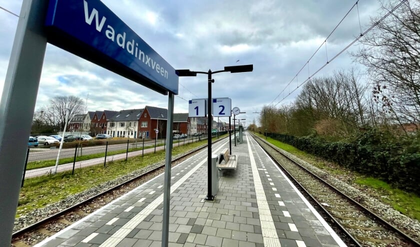 <p>Het station (centraal) in Waddinxveen.</p>