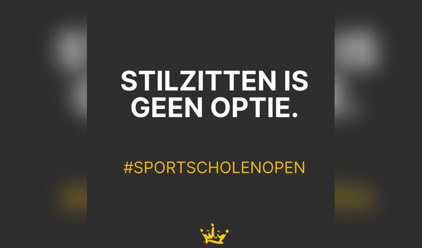 Sportscholen willen ook weer open.