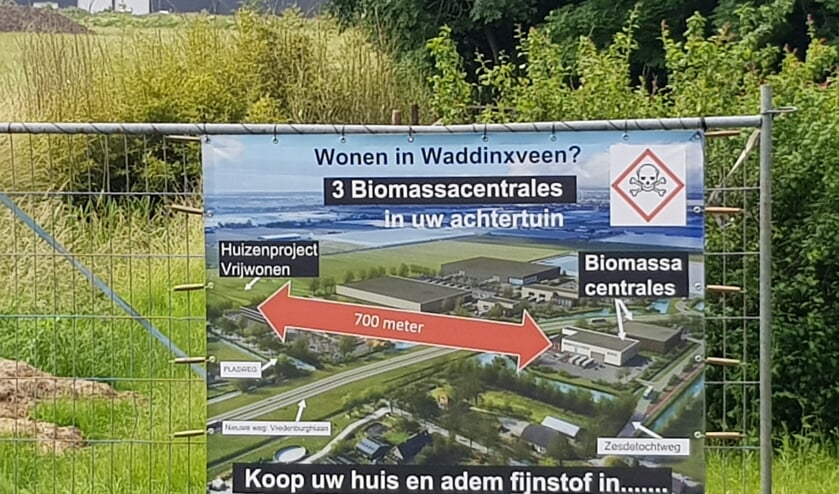 <p>In 2019 hing dit protestbord in Waddinxveen. </p>