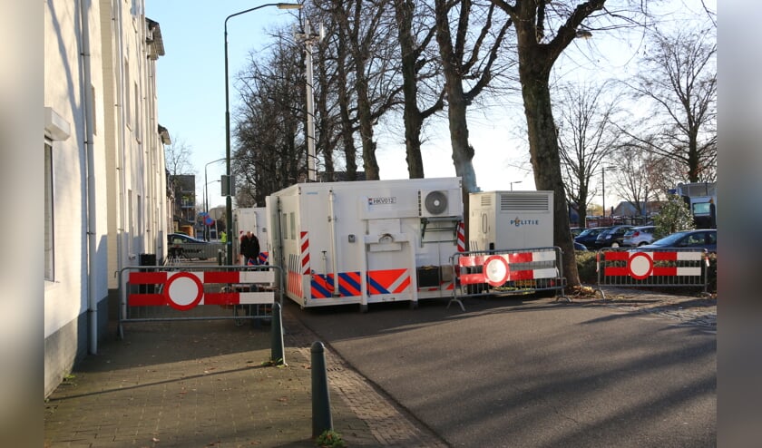 De politie voerde een reconstructie van de gewelddadige dood van een 45-jarige Cuijkenaar uit. (foto: SK-Media)