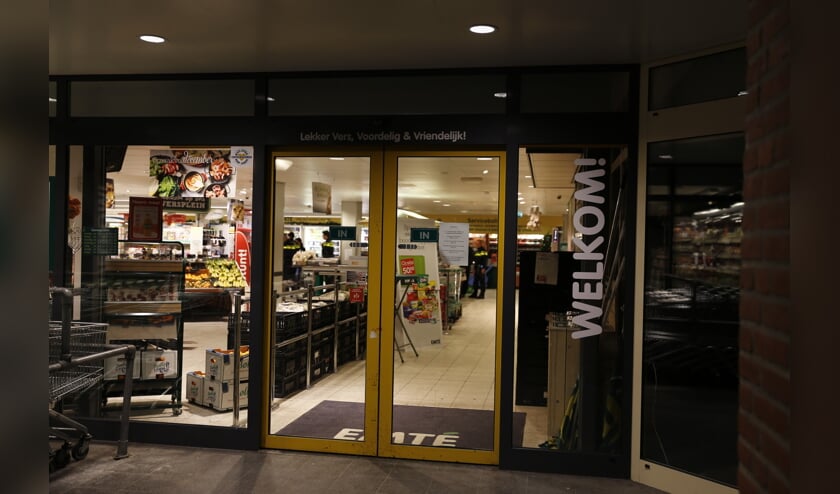 Emté-supermarkt in Boxmeer overvallen. (foto: SK-Media)