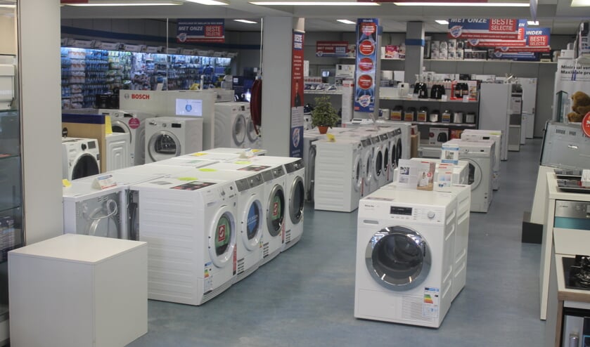 Een deel van het assortiment van Electro World Smits en van Zon.