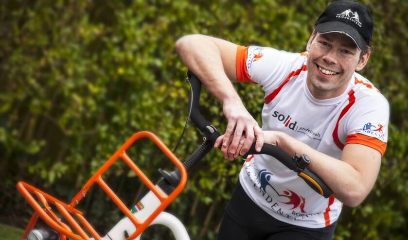 Patrick Wolfs neemt met het 'Vriendenteam' deel aan de Roparun 2017. (foto: Diana Derks)