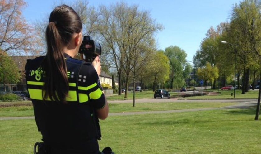 Snelheidscontrole in Overloon.