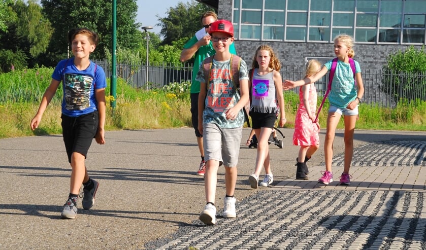 Beeld van een eerdere editie van de wandelvierdaagse in Berghem.