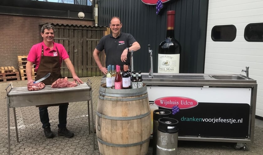 Barbecuefeestje met Slagerij van Kraaij en Wijnhuis Uden Barbecue compleet P. van Kraaij, Keurslager