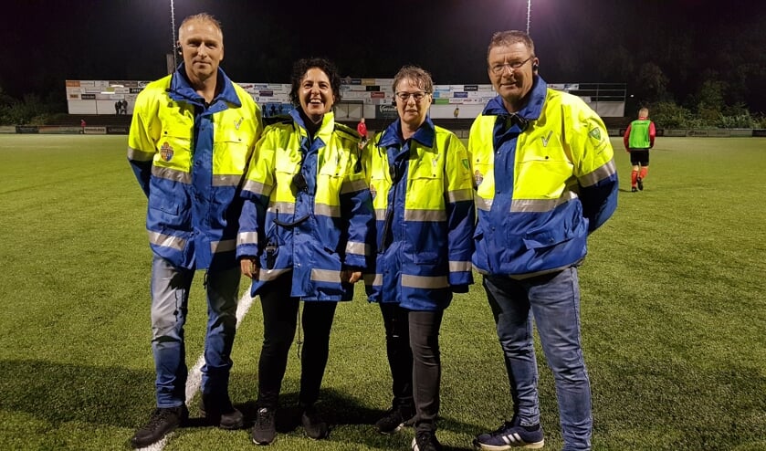 De stewards van Blauw Geel.