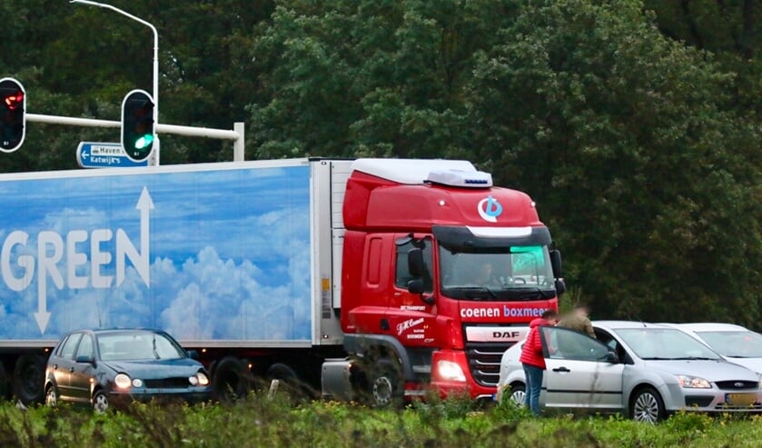 Ongeval op de N321 bij Cuijk.