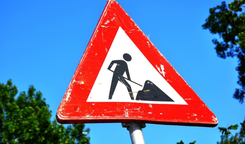 Wegafsluiting Groesbeekseweg te Mook
