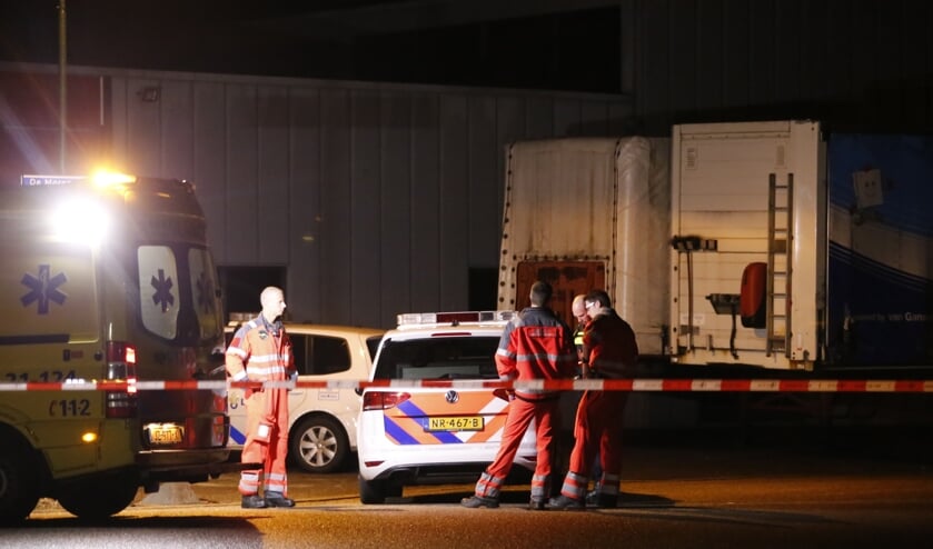 De hulpdiensten in Heeswijk-Dinther.