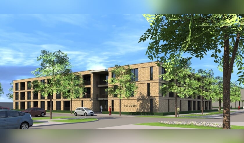 De laatste fase van de revitalisering van De Valuwe is nu van start gegaan met de bouw van 27 appartementen door Trebbe.