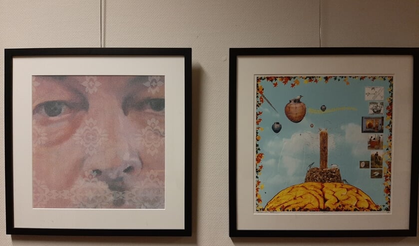 Twee kunstwerken die geveild gaan worden.