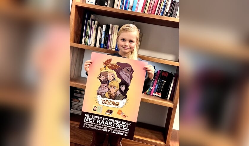 De 8-jarige Din Mickers schreef mee aan het boek.
