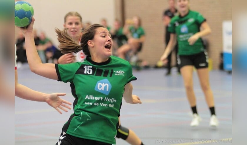 De handbalsters van MHV'81 staan op een gedeelde tweede plaats.