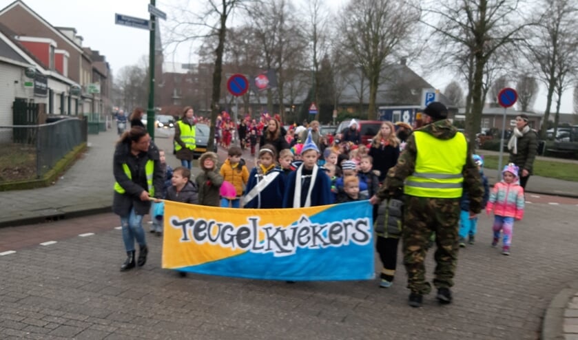 Carnaval bij Basisschool De Teugelaar.