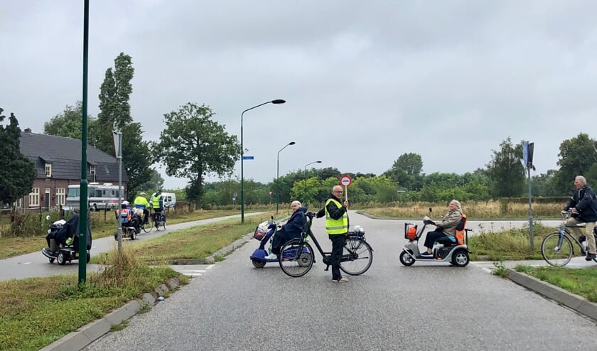 Scootmobieltocht in Cuijk.