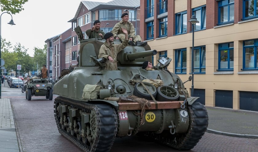 Afgelopen woensdagmiddag waren er ook al militaire voertuigen te zien in het Udense centrum.