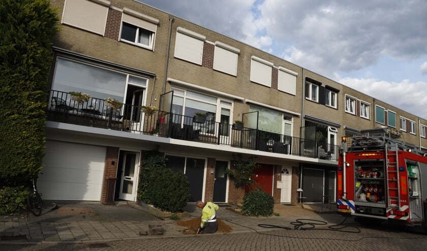 Gaslek aan de Lunette in Grave.
