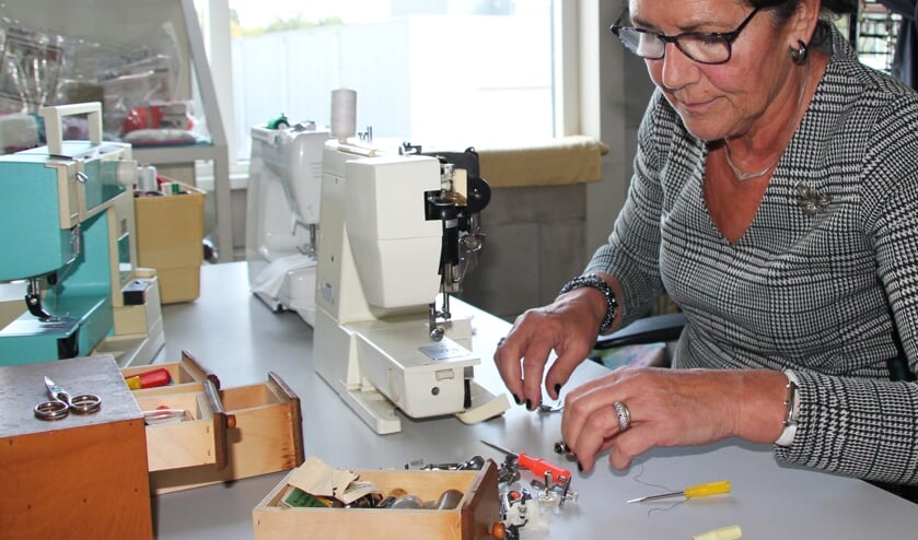 Marjo van Thiel, vrijwilliger bij Kringloopbedrijven Maasland.
