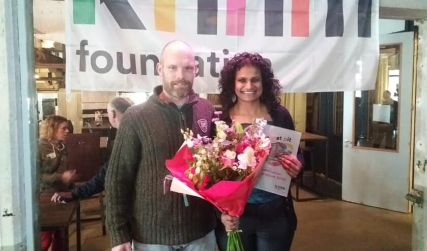 Marco Verhoeven en Renuka de Kunder van Speeltuin Gewoon Buiten.