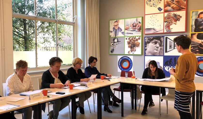 Deelnemers aan een cursus.
