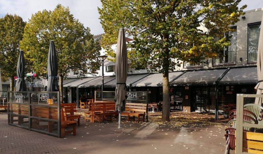 <p>Lege terrassen in het Osse centrum.</p>