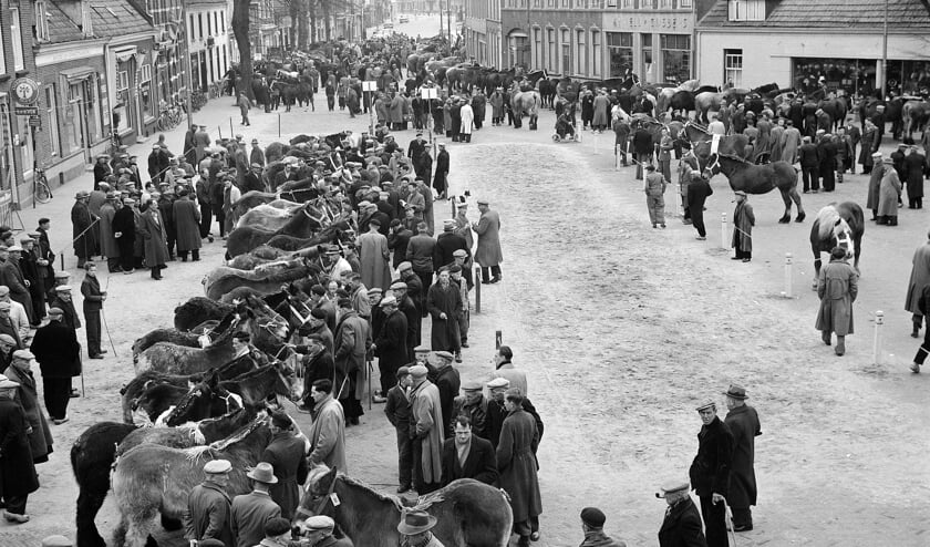 De Heuvel bood plaats aan verschillende veemarkten, waaronder een grote paardenmarkt.