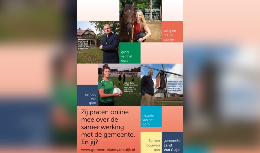 <p>Wat vinden inwoners belangrijk in de nieuwe gemeente Land van Cuijk.</p>