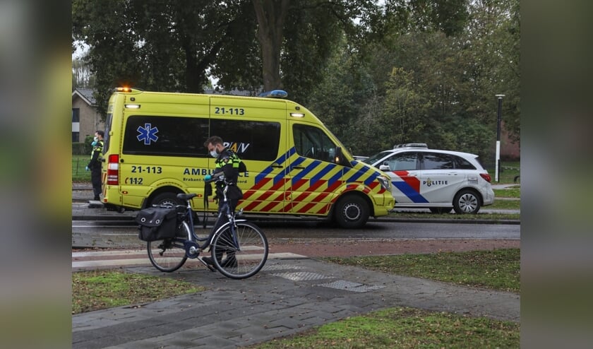 Ongeval bij 't Woud. (Foto: Gabor Heeres, Foto Mallo)