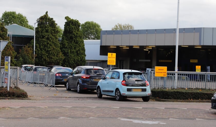 <p>Het liep al direct storm bij de coronateststraat in Cuijk.</p>