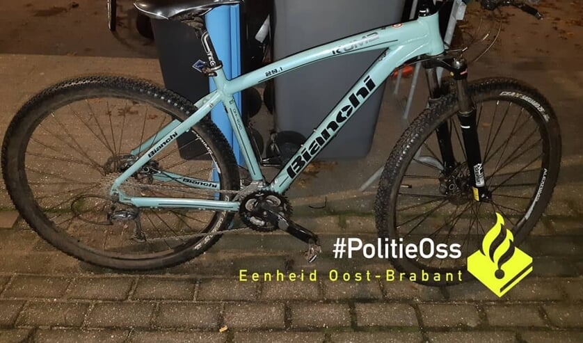 De aangetroffen fiets. (Foto: Facebook politie Oss)