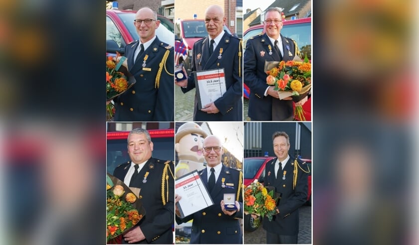 <p>Deze drie mannen werden onder andere in het zonnetje gezet.</p>