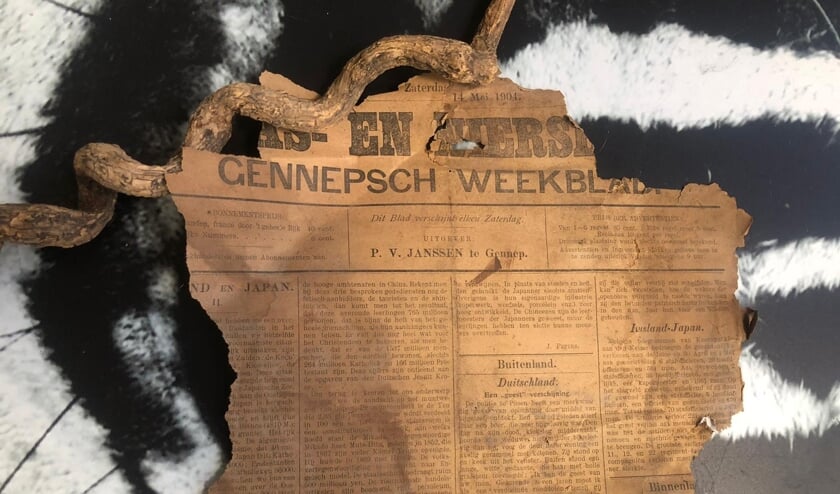 <p>Dit is wat over is van de Maas- en Niersbode van zaterdag 14 mei 1904. </p>
