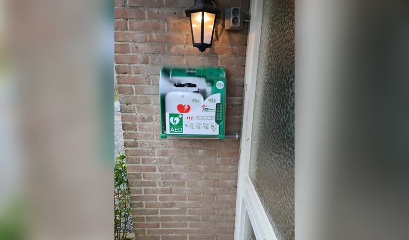 AED geplaatst bij woning Wagenaarstraat