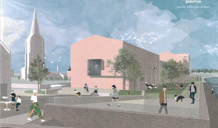 <p>Een impressie van de plannen. (Gemeente Gennep / MeyerBergman)</p>
