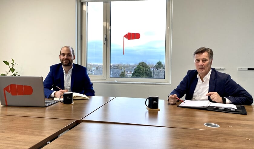 <p>Starter Geert van der Heijden en drijvende kracht achter StartUp Meierijstad Arent van Dijk.</p>