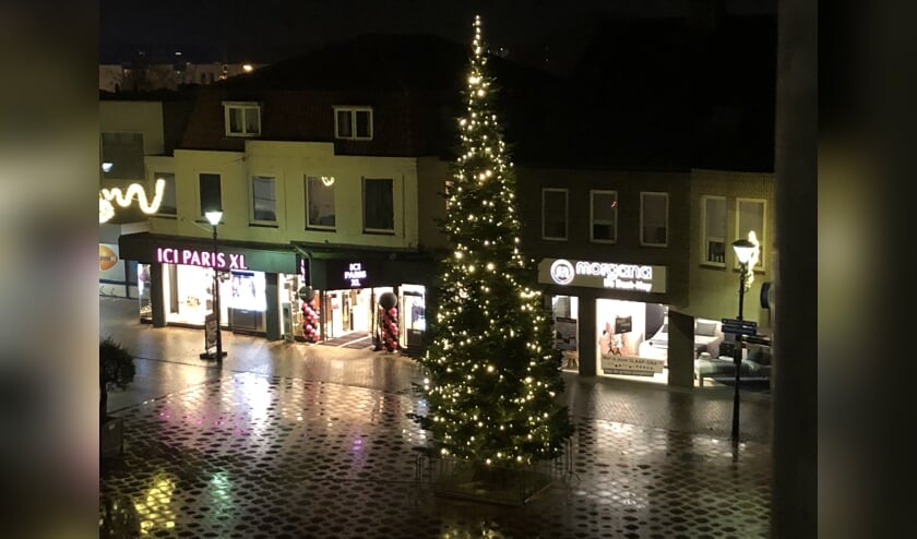 <p>Als extra lichtpunt in deze donkere dagen siert deze mooie boom nu het Raadhuisplein!</p>