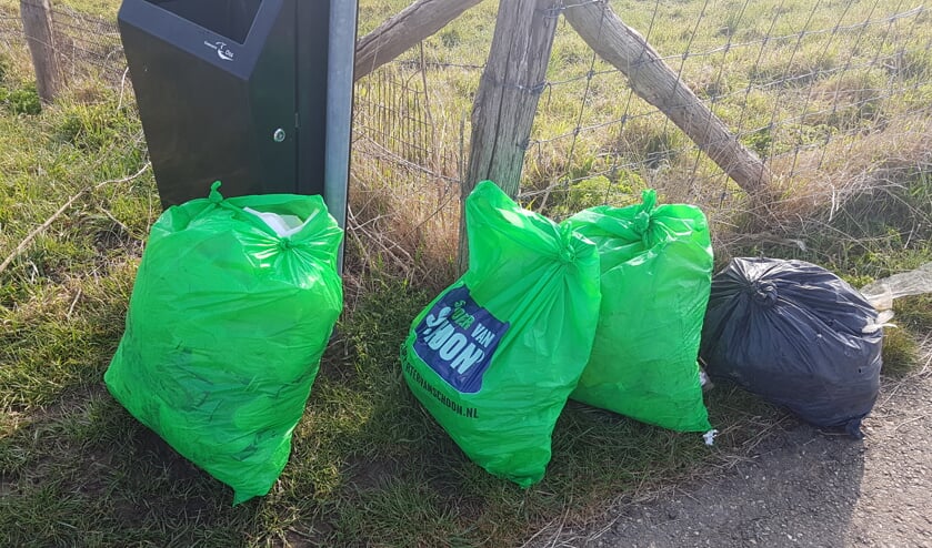 Afval opgehaald tijdens de Landelijke Opschoondag.