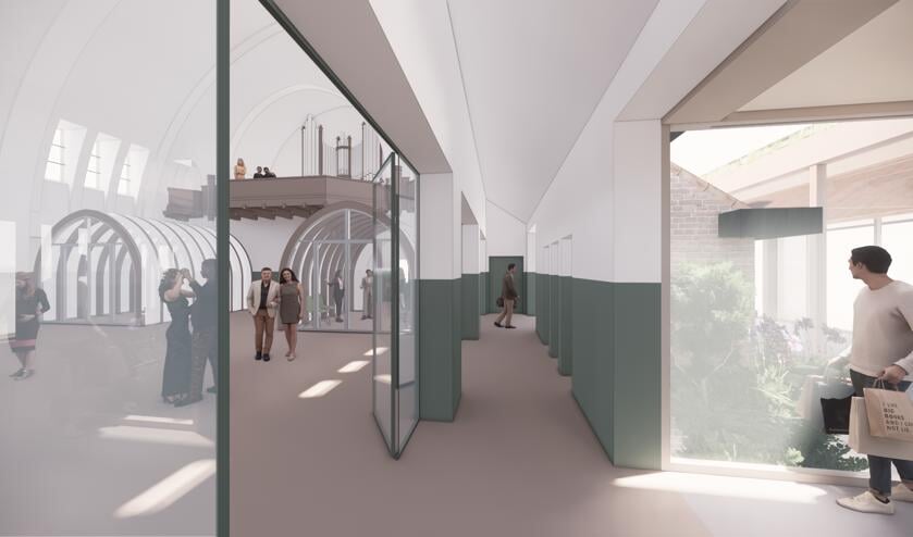 Impressie van hoe de kerk in Langenboom in de toekomst ingericht zal worden.
