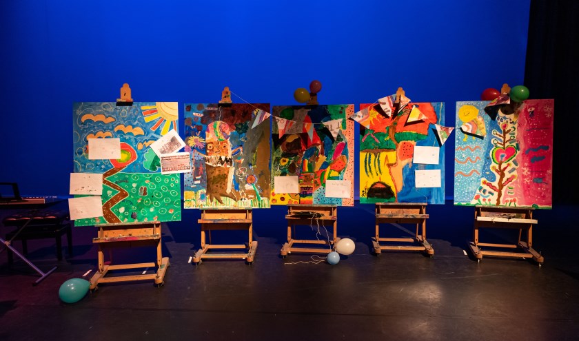 Archieffoto van de expositie Kunstmaatjes bij Muzelinck.