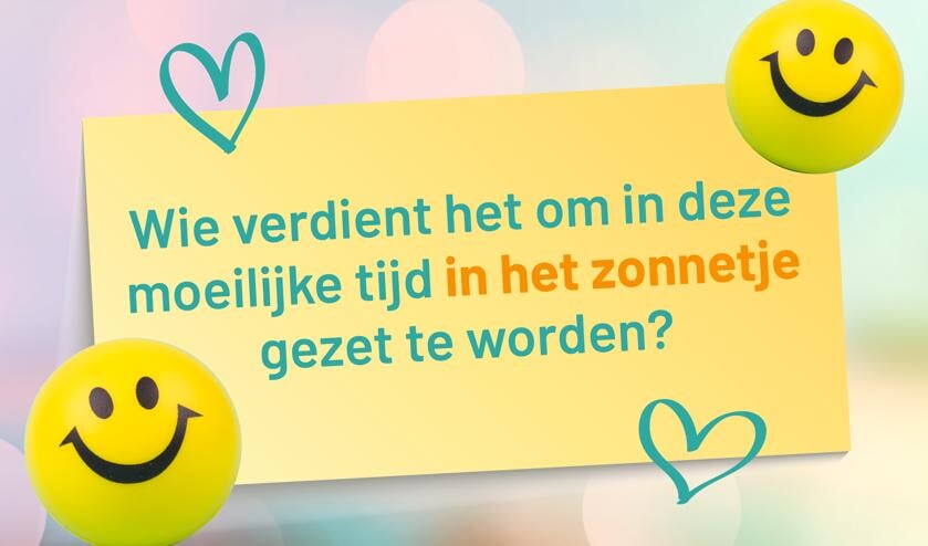 Zet iemand in het zonnetje!