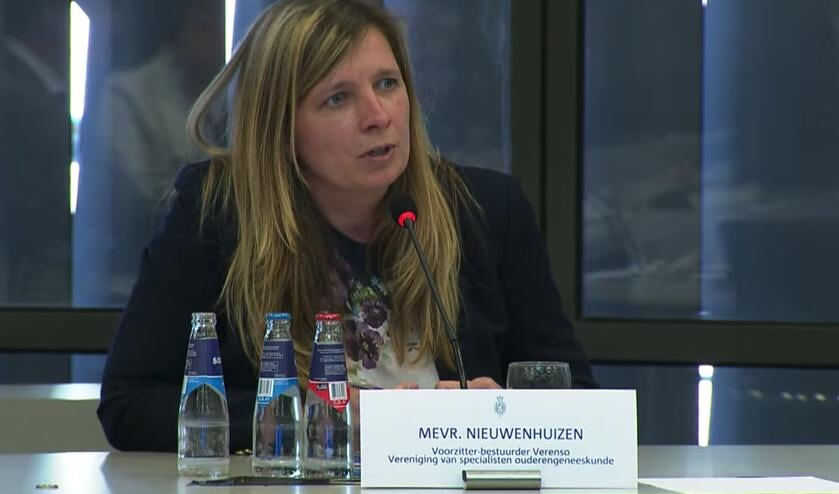 Nienke Nieuwenhuizen is voorzitter van Verenso, de vereniging van specialisten ouderengeneeskunde.