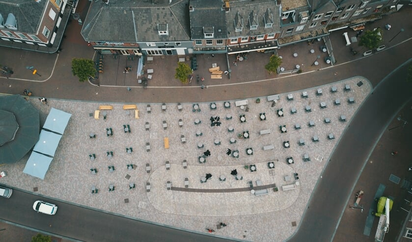 De Markt komt er, als de gemeente goedkeuring verleent, zo uit te zien.